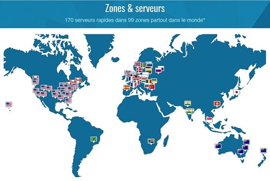 Zones et serveurs TrustZone