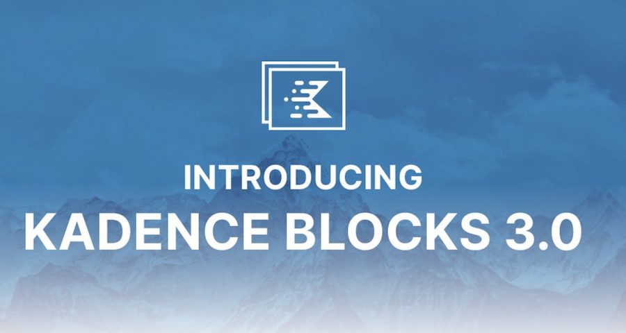 lancement de kadence blocks 3.0