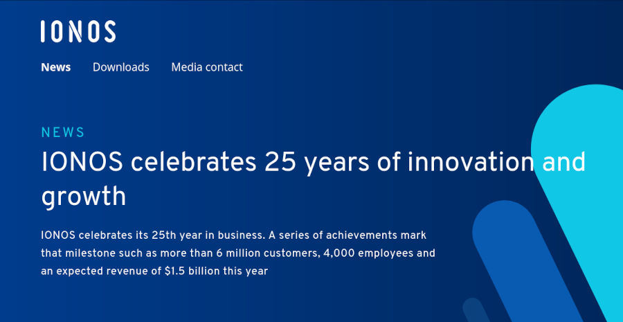 IONOS : 25 ans d'innovation technologique