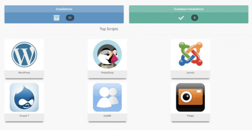exemple avec cpanel o2switch via softaculous